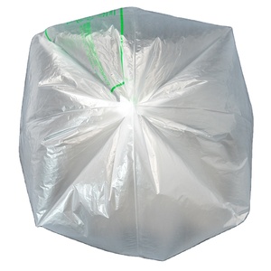 Bolsas de plástico HDPE selladas con estrella en rollo Logo blanco claro impreso producir bolsa supermercado embalaje de plástico bolsas de polietileno Haplast Jsc - Product Image 3