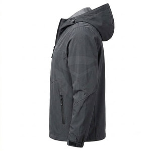 Chaqueta cortavientos informal para hombre con material duradero y ajuste relajado para uso diario y al aire libre - Product Image 3