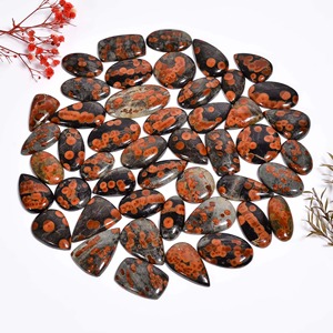 Obsidiana Natural de Cacahuete, Cabujón, Calidad AAA+, Cuarzo de Formas Mixtas, Gema Suelta, Tamaños Personalizables para Diseñadores de Joyas - Product Image 5