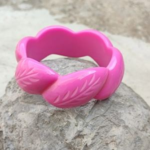 FAIZA CRAFT Resin Casting Round Bangle Fashion Tube Bead Art & Collectible Bracelet Bangles - Product Image 4