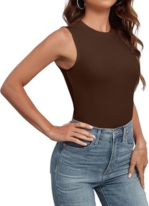 Camiseta deportiva sin mangas de secado rápido para mujer, ropa de entrenamiento atlético - Product Image 4