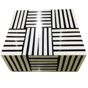 낙타 뼈 상자 도매 뼈 속지 보석 상자 높은 품질과 좋은 색상 뼈 속지 보석 상자 식기 제품