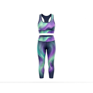 Top Trending Women's Yoga Sets Solid Breathable Quick Dry Lightweight 2-Piece Plus Size Front Gym Wear for Fitness - Product Image 1