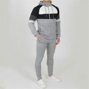 Ensemble de survêtement homme tendance 2026 – Jogger slim fit en molleton technique avec sweat à capuche – Tenue de sport deux pièces personnalisable pour la gym et la course à pied - Product Image 3
