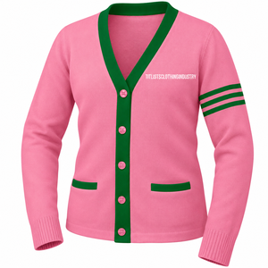 Pulls à col en V B2B 2026 pour les sororités/fraternités/écoles/collèges/universités, cardigans tricotés unisexes - Product Image 1
