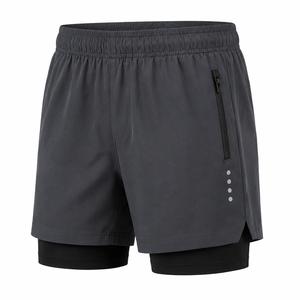 Pantalones Cortos Deportivos para Hombre, de Secado Rápido, Ecológicos, con Cordón Ajustable, Cintura Elástica, 100% Poliéster Tejido, Gran Venta - Product Image 2