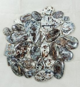 Pierre d'astrophyllite, cabochon, prix de gros, guérison Reiki, méditation, fabrication de bijoux, cristal naturel d'astrophyllite - Product Image 6