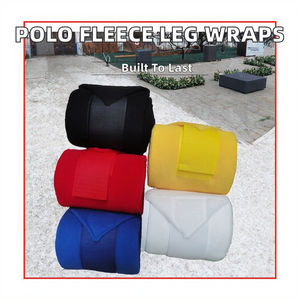 Vendas de poliéster suave para patas de caballo, juego de 4 unidades en cinco colores: gris, rojo, azul, negro, naranja, con cierre de gancho y bucle, personalizables, marca OEM - Product Image 2