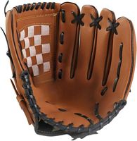 Guantes de Béisbol SHEMAX INTERNATIONAL, Guante de Softbol de Cuero PU, para Mano Izquierda, Resistente al Desgaste, Color Marrón, Tallas XL/XXL, para Adultos