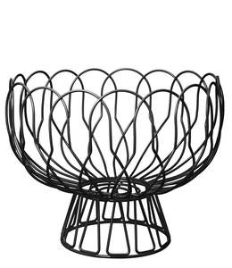 Panier à fruits décoratif en métal de qualité supérieure pour comptoir de cuisine, au style artistique et à usage pratique - Product Image 1