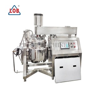 Vacuum Emulsifying Mixer Homogenizer Stainless Steel Heating Vertical Automatic Cosmetic Chemical Food Mixing <b>Machine</b> 100L - Product Image 1