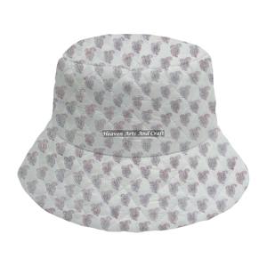 Sombrero de pescador de algodón con estampado a mano, estilo hip hop, moderno, para mujer, QBH001 - Product Image 6