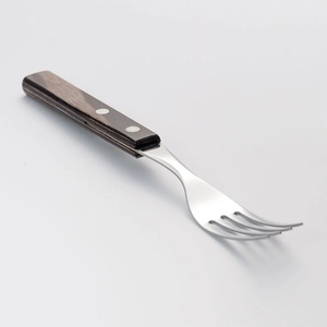 Ensemble de 6 fourchettes de table en bois Tramontina, manche en bois, acier inoxydable, couverts pour repas en famille et vaisselle de cuisine - Product Image 4