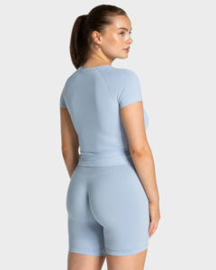 Camiseta Casual Ajustada para Mujer, Suave y Transpirable, Top de Verano con Manga Raglán, 100% Algodón, Apliques Estampados Personalizables - Product Image 2