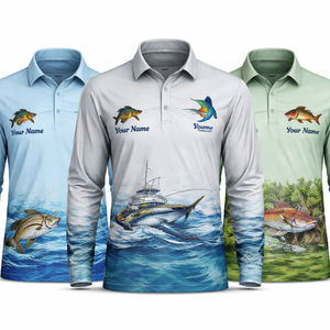 Camisetas de Pesca Bordadas Personalizadas - Pedidos al por Mayor Disponibles de Proveedor Mayorista OEM - Product Image 1