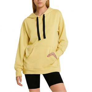 Sudadera con Capucha Antiencogimiento de Alta Calidad a Bajo Precio para Mujer, en Tela de Felpa Suave, MOQ Bajo, Servicio OEM - Product Image 1