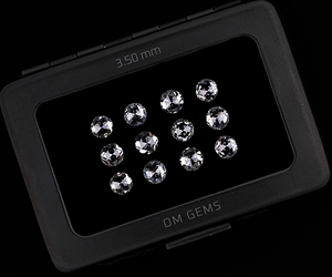 Diamante de laboratorio de 3.5 mm, corte redondo rosa, color D, VVS, para la fabricación de joyas, venta al por mayor, diamantes de laboratorio OM GEMS - Product Image 4