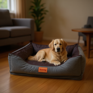 Cama para Mascotas Yommy, de Gamuza Acolchada, con Base de Esponja de Algodón, Impermeable y Resistente a las Manchas, Talla L 65cmx80cm - Product Image 3