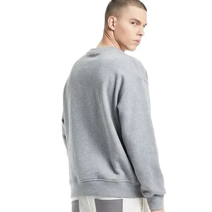 Sudadera con logotipo personalizado de algodón 100% para hombre, hombro caído, cuello redondo pesado, estilo de invierno, diseño personalizable de Pakistán - Product Image 2