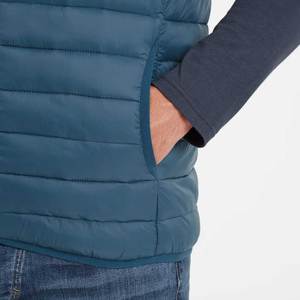 New Design Fashion Winter Custom Puffy Winter Body Warmer Stand Collar Cotton <b>Men</b> Vest Sleeveless Puffer <b>Jackets</b> - Product Image 3
