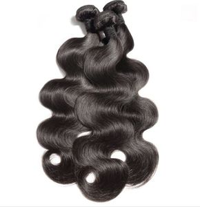 Extensions de cheveux humains ondulés, cheveux Remy, noir naturel doux, 3 paquets - Product Image 1
