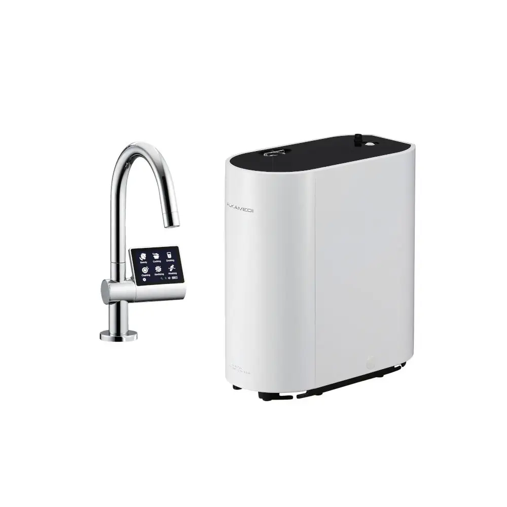 ALKAMEDI AMU 7000F 9 Matte Faucet Water Ionizer Electric Powered for Household RV and Outdoor Use Made in Korea B2B Only