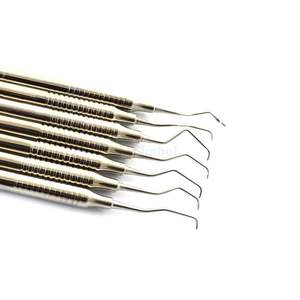 ชุดเครื่องมือทันตกรรมสแตนเลส 8 ชิ้น สำหรับการขูดหินปูนและทำความสะอาดเหงือกอย่างมืออาชีพ พร้อมกล่องเก็บ - Product Image 3