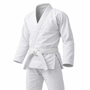 Venta al por mayor de kimonos de Jiu Jitsu brasileño personalizados - 100% poliéster de secado rápido que absorbe la humedad, opciones OEM disponibles, directo de fábrica - Product Image 3