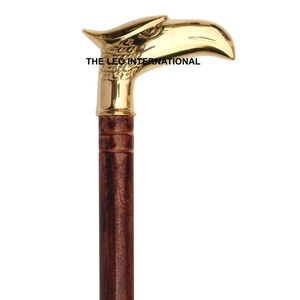 Bâton de marche de qualité supérieure, autres articles de décoration pour la maison, aluminium, bois, couleur noire, poignée polie argentée, dernier design, accessoires de randonnée - Product Image 2