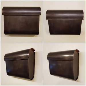 Buzón de Latón Sólido con Acabado Antiguo, Buzón de Latón de Lujo para Exteriores, Buzón de Latón Vintage Hecho a Mano - Product Image 3