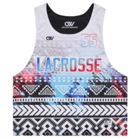 Maillot de lacrosse réversible personnalisé OEM, design sublimé, fabriqué en tissu mesh 100% polyester, pour adultes/jeunes, maillots de lacrosse personnalisés