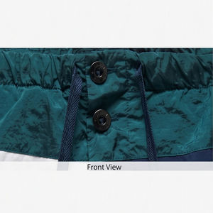 Quick Dry Men's Nylon <b>Windbreaker</b> Shorts Retro Colorblock Athletic Gym Sportswear Casual Summer Drawstring <b>Beach</b> Board Shorts - Product Image 4