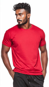 Camisetas Deportivas de Manga Corta para Hombre, Cuello Redondo, Tejido Transpirable de Secado Rápido, 100% Poliéster - Product Image 3