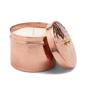 Boîtes à bougies en métal en gros, logo personnalisé, marque privée, 4oz 8oz, pots à bougies vides en acier inoxydable, récipients à bougies en aluminium sans soudure - Product Image 4