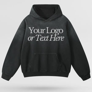 Sudadera con Capucha Extra Grande de Primera Calidad, con Logotipo Personalizado Serigrafiado, 100% Algodón, Estilo Urbano, Unisex, Sudadera Moderna y Resistente - Product Image 1