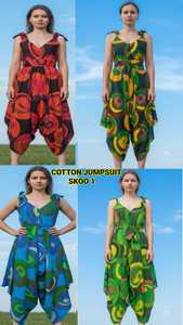 Mono de Verano para Mujer, Estilo Vintage, Cintura Alta, Ecológico, de Algodón, Largo hasta el Suelo, Cuello en V, Transpirable, de una Pieza, sin Mangas, Estilo Urbano - Product Image 4