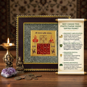 Cadre en bois carré artisanal éco-responsable pour l'art Vastu, favorisant la prospérité et le succès - Product Image 4