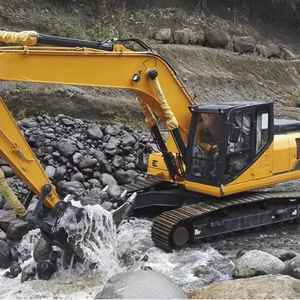 รถตีนตะขาบสีเหลืองมือสองเกรดอุตสาหกรรม น้ำหนัก 3000 กก. พร้อมรางเหล็กและแขนไฮดรอลิกสำหรับงานหนักสำหรับการเคลียร์พื้นที่ - Product Image 1