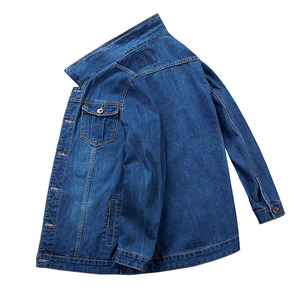Outwear Male Cowboy Coats Spring Autumn <b>Mens</b> <b>Denim</b> <b>Jacket</b> Trendy Fashion Ripped <b>Denim</b> <b>Jacket</b> <b>Mens</b> Jeans <b>Jacket</b> - Product Image 2