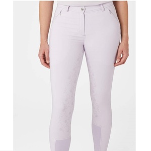 High Quality 4-way Stretch Horse Riding Breeches Leggings Tights <b>Equestrian</b> Wear Pants on Technical Fabric with Soft Feel - Product Image 5