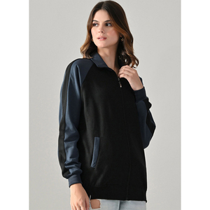 Veste polaire zippée pour femme à col montant, coupe-vent chaude, doudoune thermique d'hiver OEM - Product Image 1