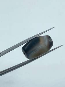 Piedra de Ágata 100% Natural de Alta Calidad, Forma Cilíndrica Semipreciosa de 14.30x24mm, 33.15cts, Piedras Sueltas para Joyería - Product Image 4