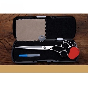 Ciseaux de coiffure professionnels en acier inoxydable à pointe affûtée pour droitiers, manche long, usage en salon, non pliables, pour effilage, Ryzer Studio - Product Image 6