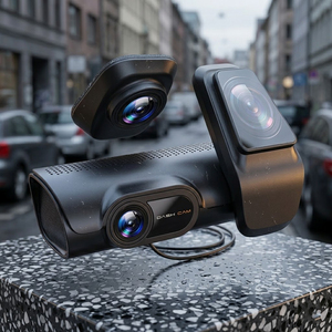 Caméra embarquée Sudex à double objectif 4K avant et 1080P arrière, WiFi 5G, GPS, ADAS, vision nocturne, enregistrement en boucle 24h/24, écran IPS 3,59 pouces - Product Image 4