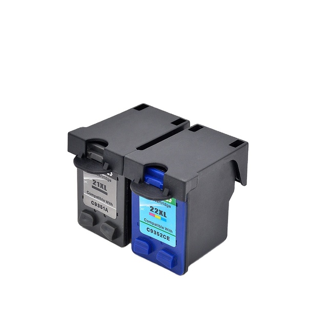 Tatrix HP21 21XL HP22 22XL Premium Remanufactured Color Inkjet Ink Cartridge for HP Printer DeskJet 3940