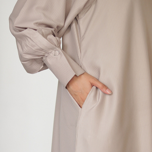 Premium Women <b>Abaya</b> OEM Factory Elegant Closed Front Muslim Maxi Dress with Custom Embroidery and Packaging - Product Image 6