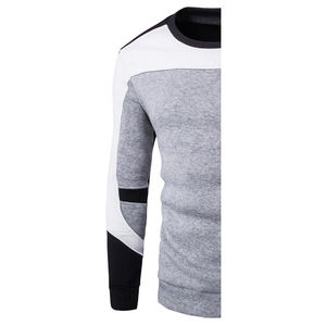 เสื้อสเวตเชิ้ตคอกลมผู้ชาย พรีเมียม ผ้าฝ้ายถักนิตติ้ง 100% ระบายอากาศได้ดี เป็นมิตรกับสิ่งแวดล้อม ลายพิมพ์นูนด้านหน้า - Product Image 3