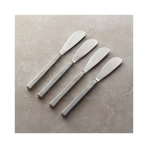 ชุดเครื่องตัดชีสแบบกำหนดเองในครัวสีเงินแบบชนบทมีด้ามจับดีไซน์สี่เหลี่ยมมีดตัดชีสแบบพรีเมี่ยม - Product Image 1