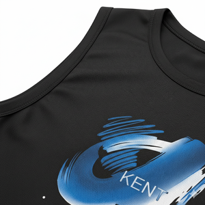 เสื้อกล้ามถักแบบกำหนดเอง ผลิตจากโพลีเอสเตอร์ผสมสแปนเด็กซ์ เป็นมิตรต่อสิ่งแวดล้อม แห้งเร็ว ระบายอากาศได้ดี เหมาะสำหรับออกกำลังกาย สำหรับผู้ชายและผู้หญิง รับผลิตแบบ OEM ODM ขายส่ง - Product Image 5