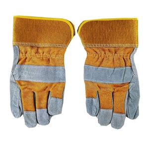 Gants de travail en cuir de vachette pleine fleur à prix de gros, résistants à la chaleur, pour la construction et l'usage domestique, modèle Canadian Rigger - Product Image 5